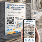 QR code vers portfolio et Google Business Profile